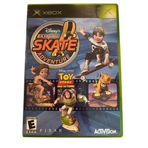 Disney Extreme Skate Adventure Xbox Game Toy Story Lion King Tarzan Activision